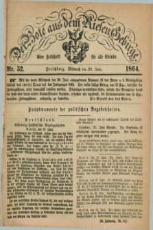 Der Bote aus dem Riesen-Gebirge : eine Zeitschrift für alle Stände. Jg.52, Nr. 52 (29 Juni 1864) + dod.