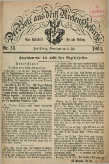 Der Bote aus dem Riesen-Gebirge : eine Zeitschrift für alle Stände. Jg.52, Nr. 53 (2 Juli 1864) + dod.