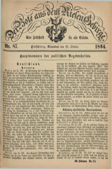 Der Bote aus dem Riesen-Gebirge : eine Zeitschrift für alle Stände. Jg.52, Nr. 87 (29 Oktober 1864) + dod.