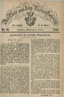 Der Bote aus dem Riesen-Gebirge : eine Zeitschrift für alle Stände. Jg.52, Nr. 96 (30 November 1864) + dod.