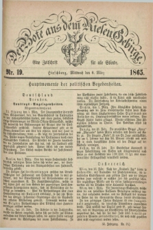 Der Bote aus dem Riesen-Gebirge : eine Zeitschrift für alle Stände. Jg.53, Nr. 19 (8 März 1865) + dod.