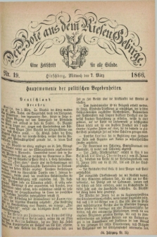Der Bote aus dem Riesen-Gebirge : eine Zeitschrift für alle Stände. Jg.54, Nr. 19 (7 März 1866) + dod.