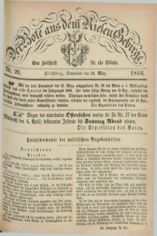 Der Bote aus dem Riesen-Gebirge : eine Zeitschrift für alle Stände. Jg.54, Nr. 26 (31 März 1866) + dod.