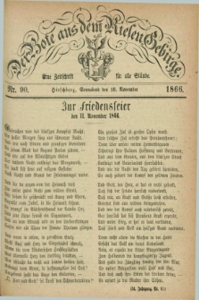 Der Bote aus dem Riesen-Gebirge : eine Zeitschrift für alle Stände. Jg.54, Nr. 90 (10 November 1866) + dod.
