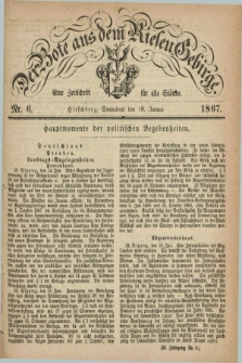 Der Bote aus dem Riesen-Gebirge : eine Zeitschrift für alle Stände. Jg.55, Nr. 6 (19 Januar 1867) + dod.