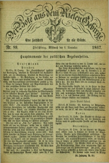 Der Bote aus dem Riesen-Gebirge : eine Zeitschrift für alle Stände. Jg.55, Nr. 89 (6 November 1867) + dod.
