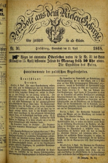 Der Bote aus dem Riesen-Gebirge : eine Zeitschrift für alle Stände. Jg.56, Nr. 30 (11 April 1868) + dod.