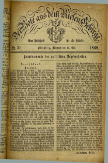Der Bote aus dem Riesen-Gebirge : eine Zeitschrift für alle Stände. Jg.56, Nr. 39 (13 Mai 1868) + dod.