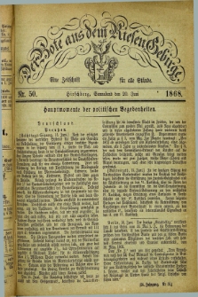 Der Bote aus dem Riesen-Gebirge : eine Zeitschrift für alle Stände. Jg.56, Nr. 50 (20 Juni 1868) + dod.