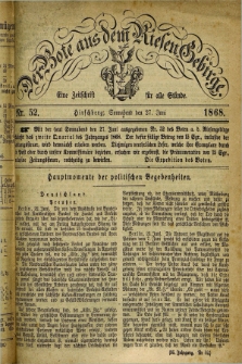 Der Bote aus dem Riesen-Gebirge : eine Zeitschrift für alle Stände. Jg.56, Nr. 52 (27 Juni 1868) + dod.