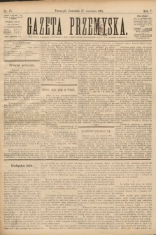 Gazeta Przemyska. 1891, nr 75