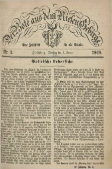 Der Bote aus dem Riesen-Gebirge : eine Zeitschrift für alle Stände. Jg.57, Nr. 2 (5 Januar 1869) + dod.