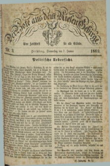 Der Bote aus dem Riesen-Gebirge : eine Zeitschrift für alle Stände. Jg.57, Nr. 3 (7 Januar 1869) + dod.