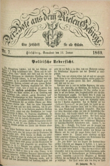 Der Bote aus dem Riesen-Gebirge : eine Zeitschrift für alle Stände. Jg.57, Nr. 7 (16 Januar 1869) + dod.