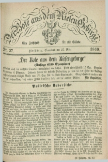 Der Bote aus dem Riesen-Gebirge : eine Zeitschrift für alle Stände. Jg.57, Nr. 37 (27 März 1869) + dod.