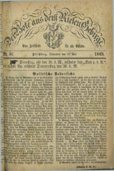 Der Bote aus dem Riesen-Gebirge : eine Zeitschrift für alle Stände. Jg.57, Nr. 56 (15 Mai 1869) + dod.