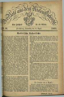 Der Bote aus dem Riesen-Gebirge : eine Zeitschrift für alle Stände. Jg.57, Nr. 96 (19 August 1869) + dod.