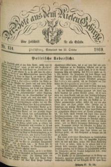 Der Bote aus dem Riesen-Gebirge : eine Zeitschrift für alle Stände. Jg.57, Nr. 124 (23 October 1869) + dod.