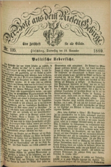 Der Bote aus dem Riesen-Gebirge : eine Zeitschrift für alle Stände. Jg.57, Nr. 135 (18 November 1869) + dod.