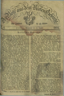 Der Bote aus dem Riesen-Gebirge : eine Zeitschrift für alle Stände. Jg.58, Nr. 6 (15 Januar 1870) + dod.