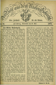 Der Bote aus dem Riesen-Gebirge : eine Zeitschrift für alle Stände. Jg.59, Nr. 58 (20 Mai 1871) + dod.