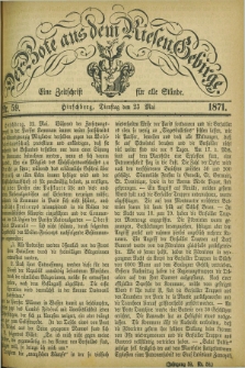 Der Bote aus dem Riesen-Gebirge : eine Zeitschrift für alle Stände. Jg.59, Nr. 59 (23 Mai 1871) + dod.