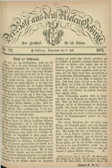 Der Bote aus dem Riesen-Gebirge : eine Zeitschrift für alle Stände. Jg.59, Nr. 78 (8 Juli 1871) + dod.