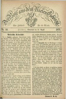 Der Bote aus dem Riesen-Gebirge : eine Zeitschrift für alle Stände. Jg.59, Nr. 99 (26 August 1871) + dod.