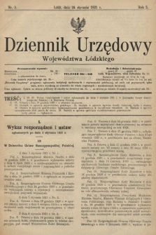 Dziennik Urzędowy Województwa Łódzkiego. 1921, nr 3