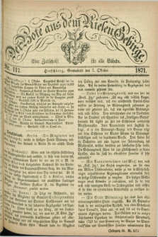 Der Bote aus dem Riesen-Gebirge : eine Zeitschrift für alle Stände. Jg.59, Nr. 117 (7 Oktober 1871) + dod.