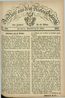 Der Bote aus dem Riesen-Gebirge : eine Zeitschrift für alle Stände. Jg.59, Nr. 123 (21 Oktober 1871) + dod.