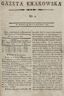 Gazeta Krakowska. 1805, nr 2