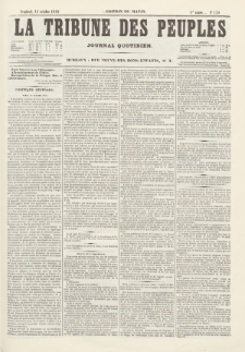La Tribune des Peuples : journal quotidien, edition du matin. 1849, nr 130