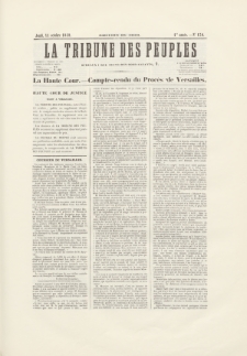 La Tribune des Peuples : journal quotidien, bulletin du soir. 1849, nr 130