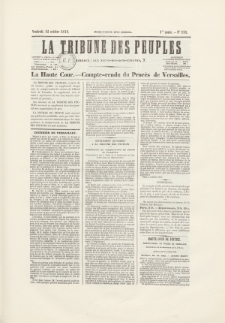 La Tribune des Peuples : journal quotidien, bulletin du soir. 1849, nr 131