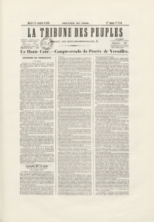 La Tribune des Peuples : journal quotidien, bulletin du soir. 1849, nr 134