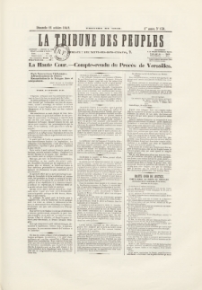 La Tribune des Peuples : journal quotidien, bulletin du soir. 1849, nr 139