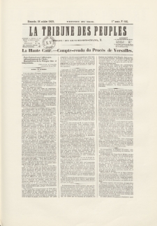 La Tribune des Peuples : journal quotidien, bulletin du soir. 1849, nr 146