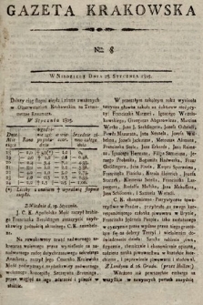 Gazeta Krakowska. 1805, nr 8