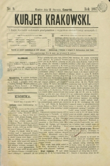 Kurjer Krakowski. [R.1], nr 9 (13 stycznia 1887)