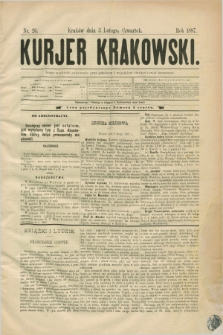Kurjer Krakowski. [R.1], nr 26 (3 lutego 1887)