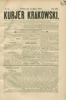 Kurjer Krakowski. [R.1], nr 64 (19 marca 1887)