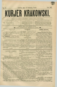 Kurjer Krakowski. [R.1], nr 95 (27 kwietnia 1887)