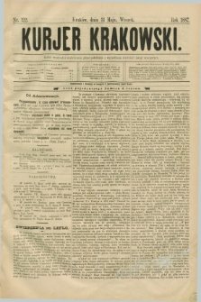 Kurjer Krakowski. [R.1], nr 122 (31 maja 1887)