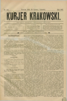 Kurjer Krakowski. [R.1], nr 146 (30 czerwca 1887)