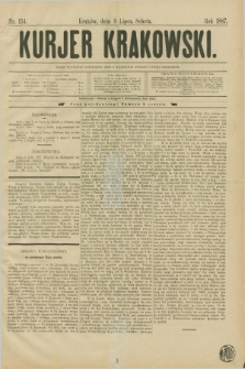 Kurjer Krakowski. [R.1], nr 154 (9 lipca 1887)