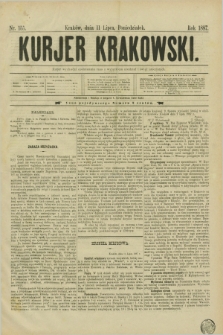 Kurjer Krakowski. [R.1], nr 155 (11 lipca 1887)