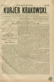 Kurjer Krakowski. [R.1], nr 159 (15 lipca 1887)