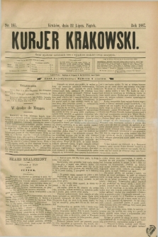 Kurjer Krakowski. [R.1], nr 165 (22 lipca 1887)
