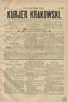 Kurjer Krakowski. [R.1], nr 168 (26 lipca 1887)